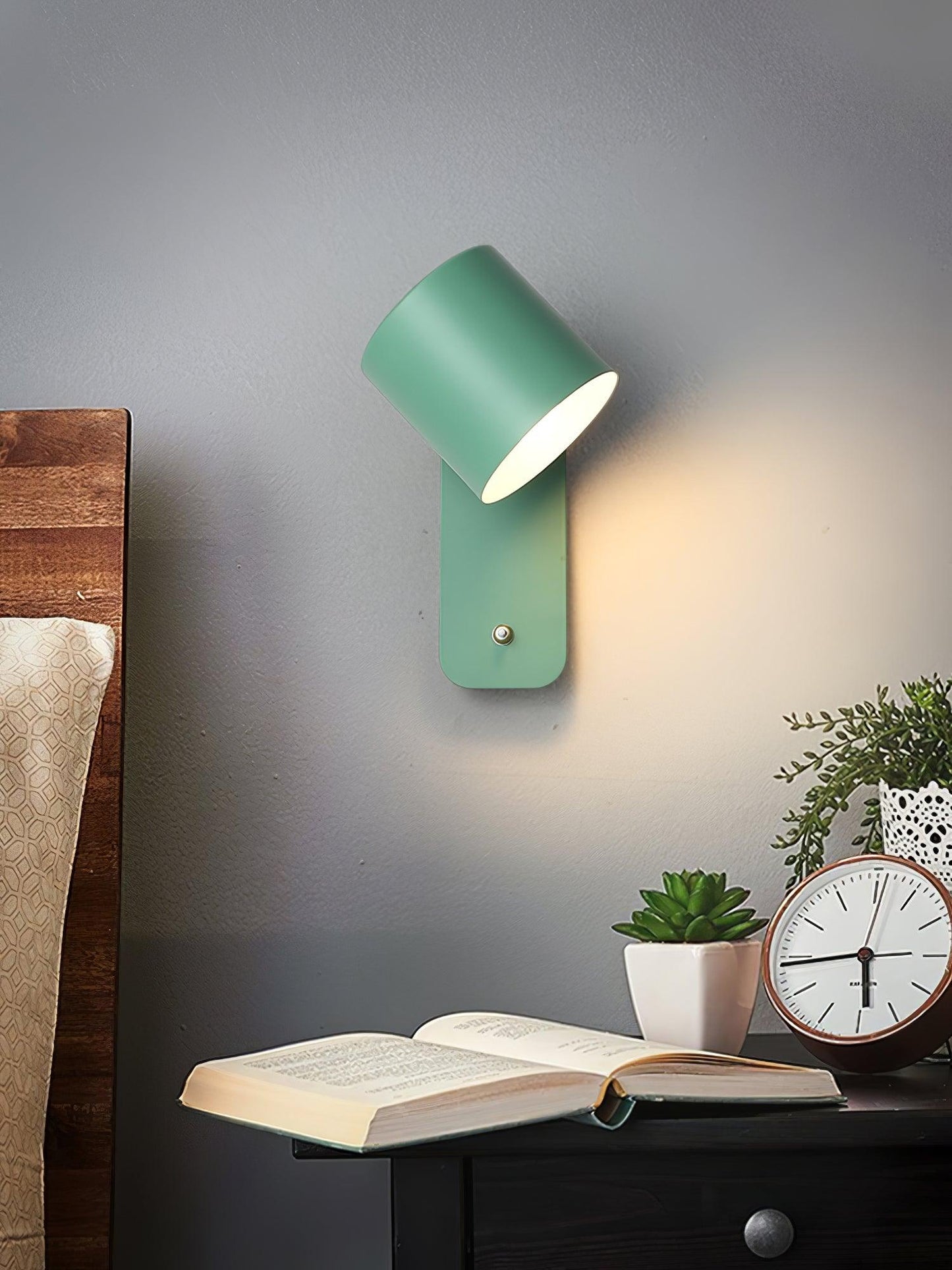 Rotatable Cylinder Wall Lamp LED Indoor Lighting Fixture