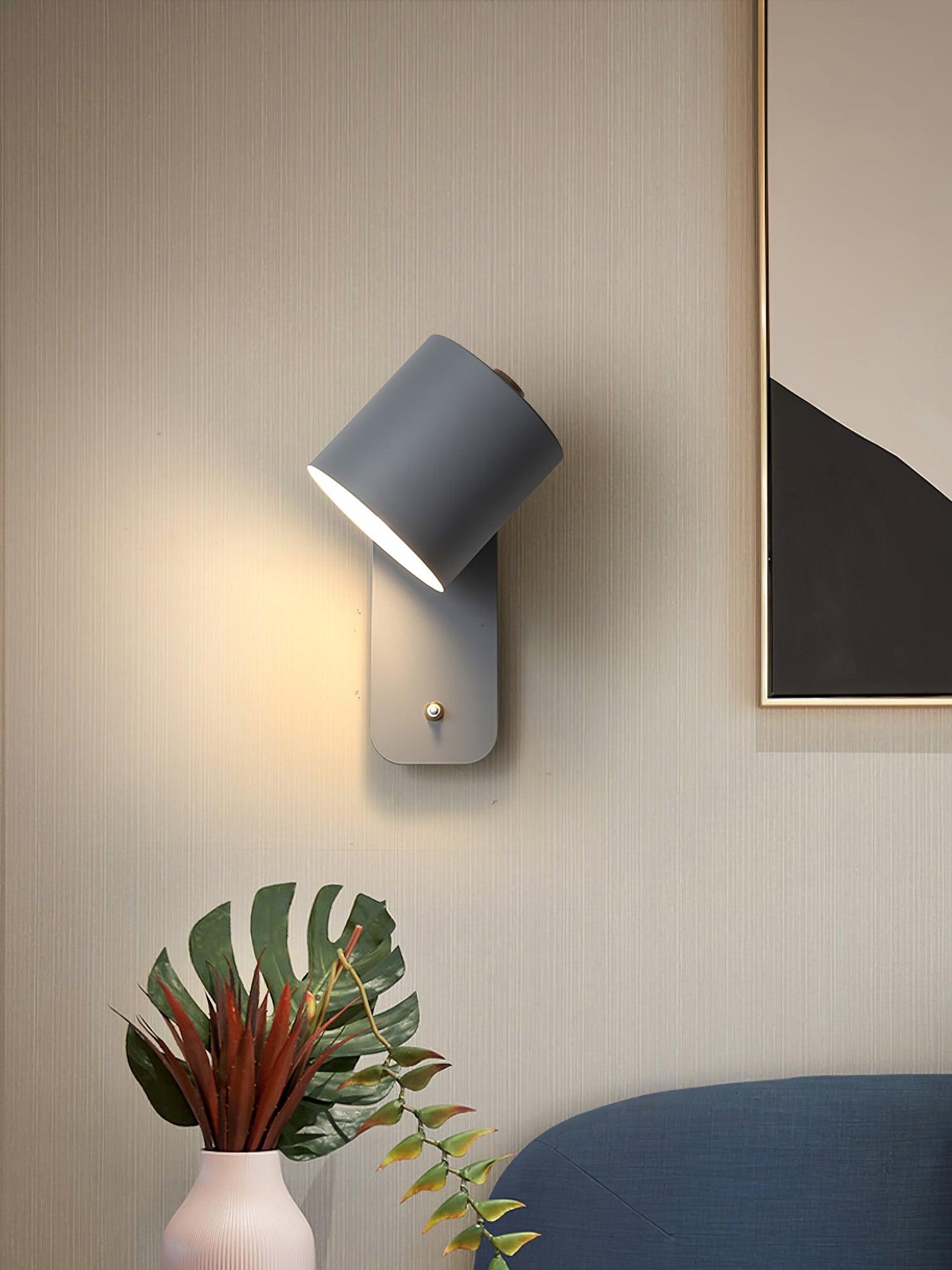 Rotatable Cylinder Wall Lamp LED Indoor Lighting Fixture