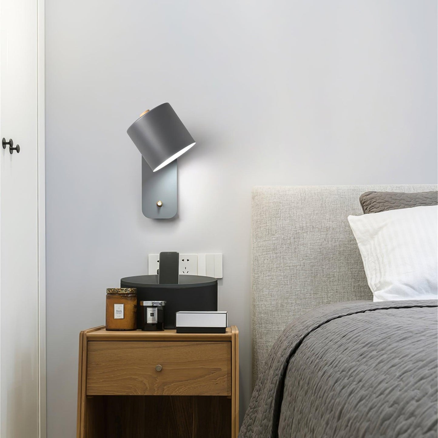 Rotatable Cylinder Wall Lamp LED Indoor Lighting Fixture