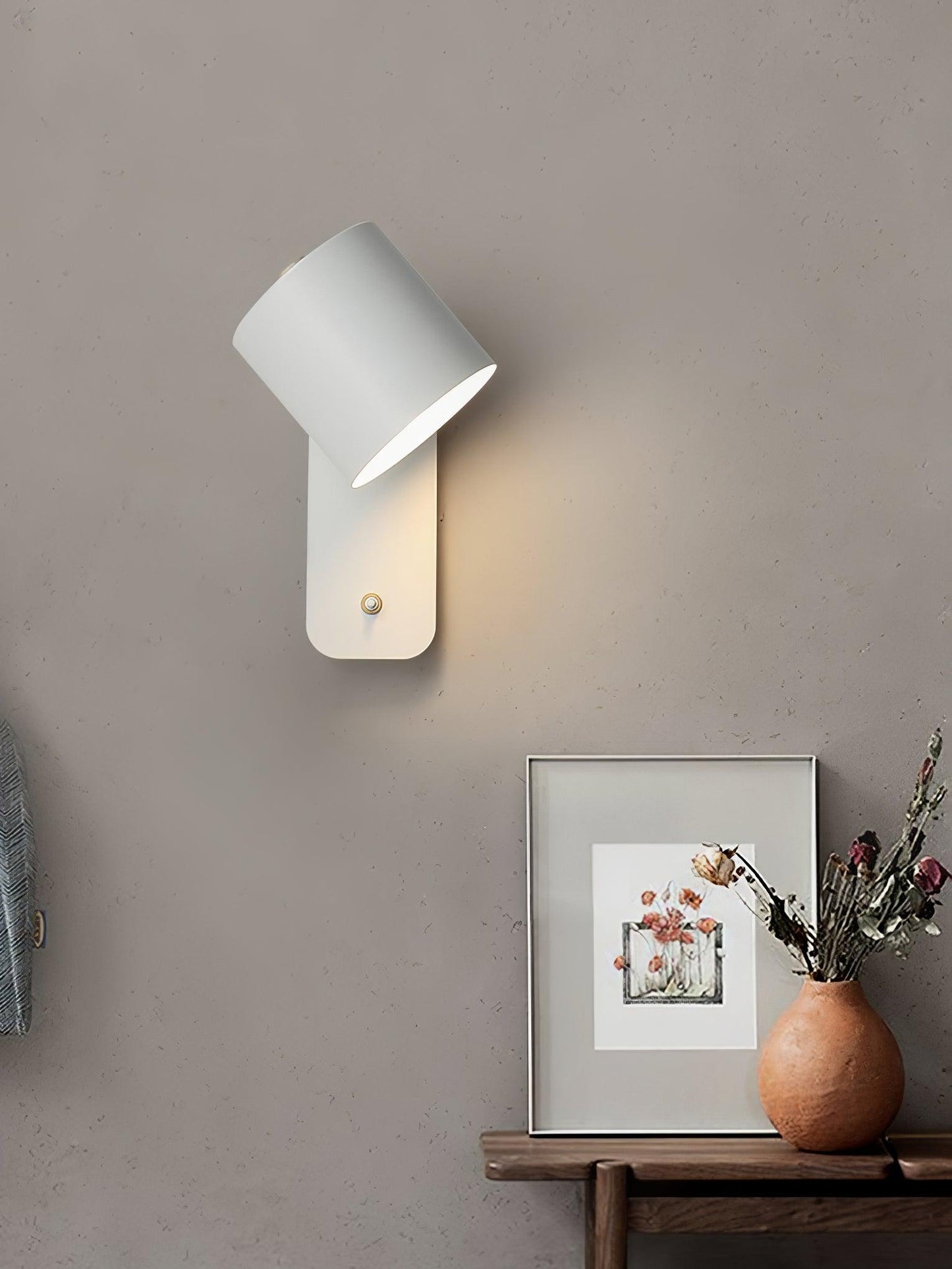 Rotatable Cylinder Wall Lamp LED Indoor Lighting Fixture