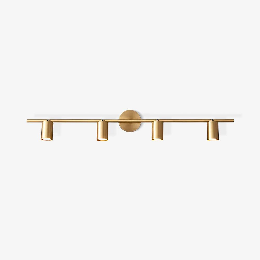 Rotatable Spotlight Wall Light - LED, Brass, 2-4 Heads