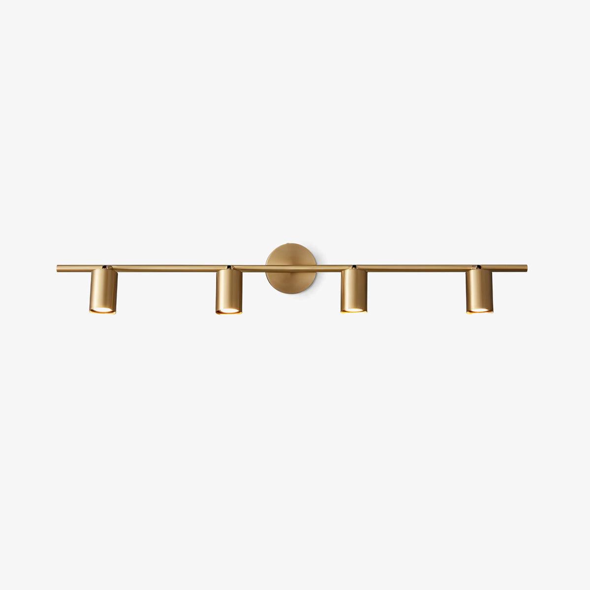 Rotatable Spotlight Wall Light - LED, Brass, 2-4 Heads