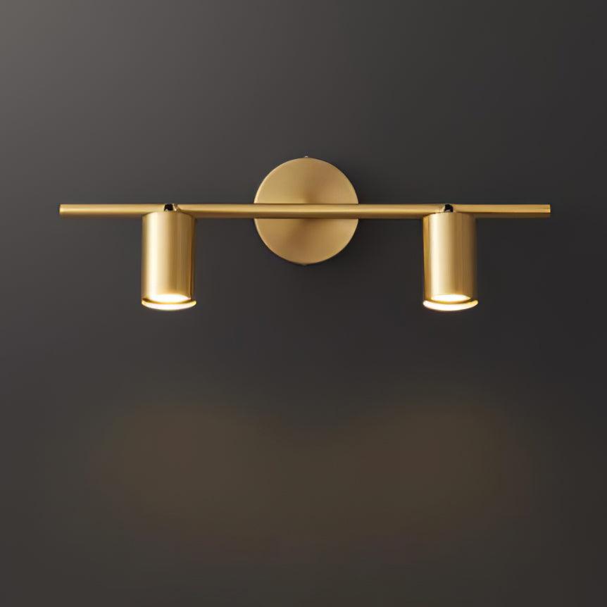 Rotatable Spotlight Wall Light - LED, Brass, 2-4 Heads