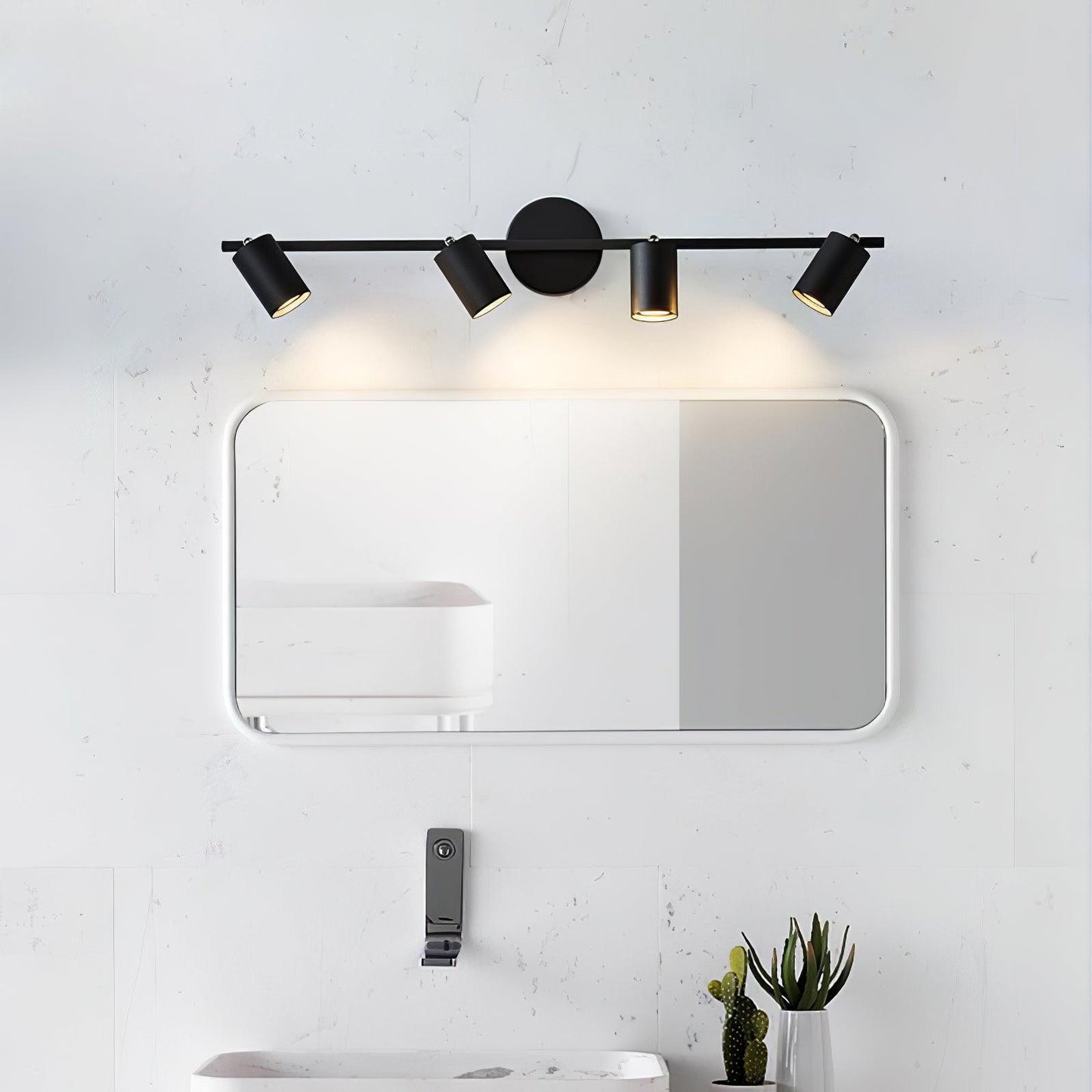 Rotatable Spotlight Wall Light - LED, Brass, 2-4 Heads