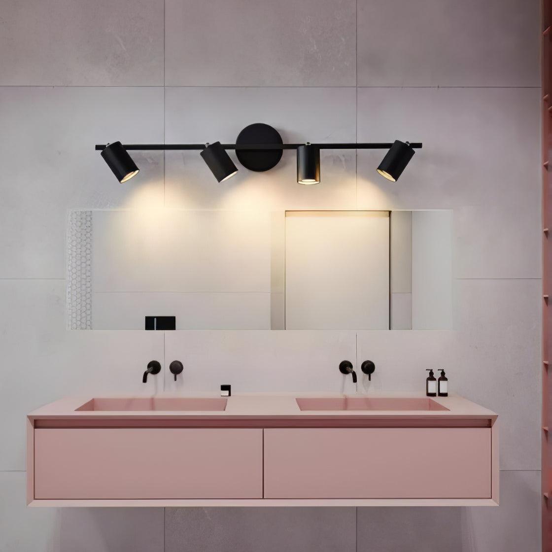 Rotatable Spotlight Wall Light - LED, Brass, 2-4 Heads