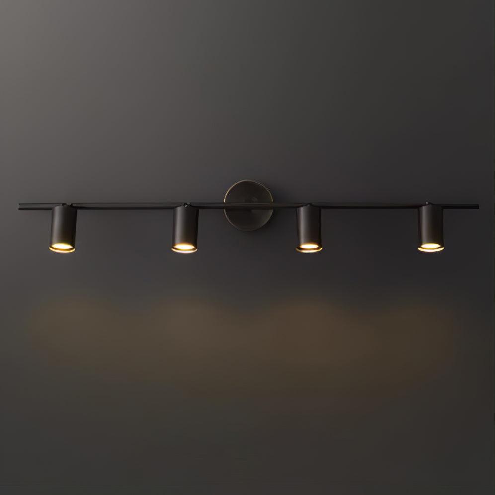 Rotatable Spotlight Wall Light - LED, Brass, 2-4 Heads