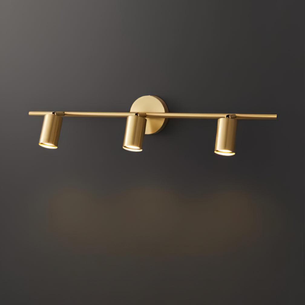 Rotatable Spotlight Wall Light - LED, Brass, 2-4 Heads