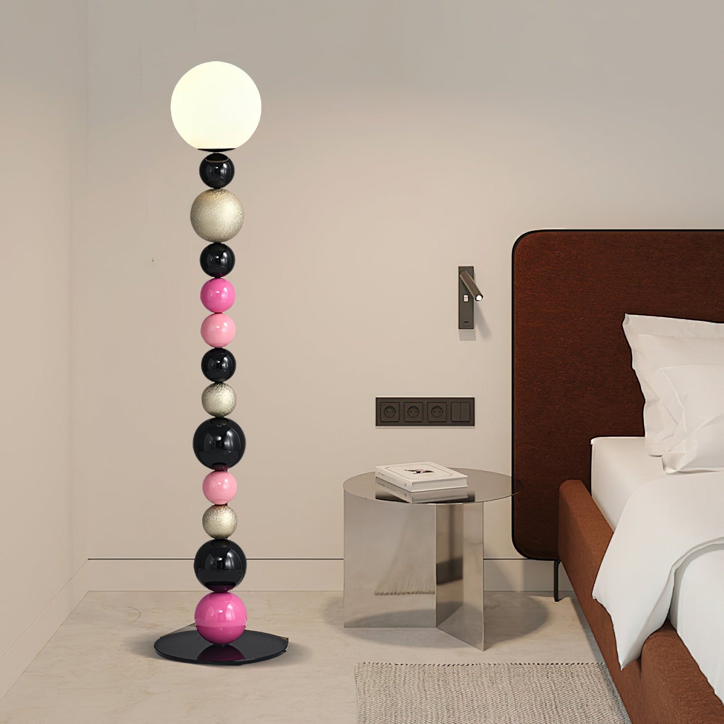 Round Balls Stacking Floor Lamp LED Indoor Lighting Modern