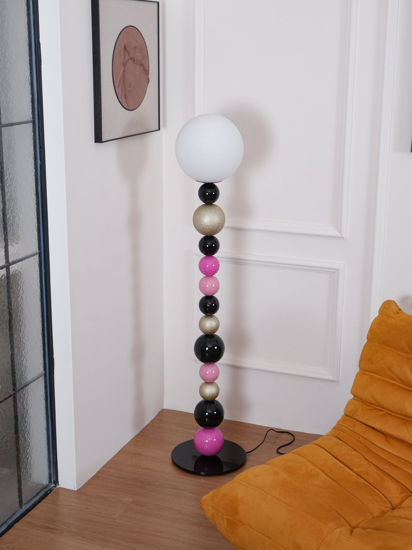 Round Balls Stacking Floor Lamp LED Indoor Lighting Modern