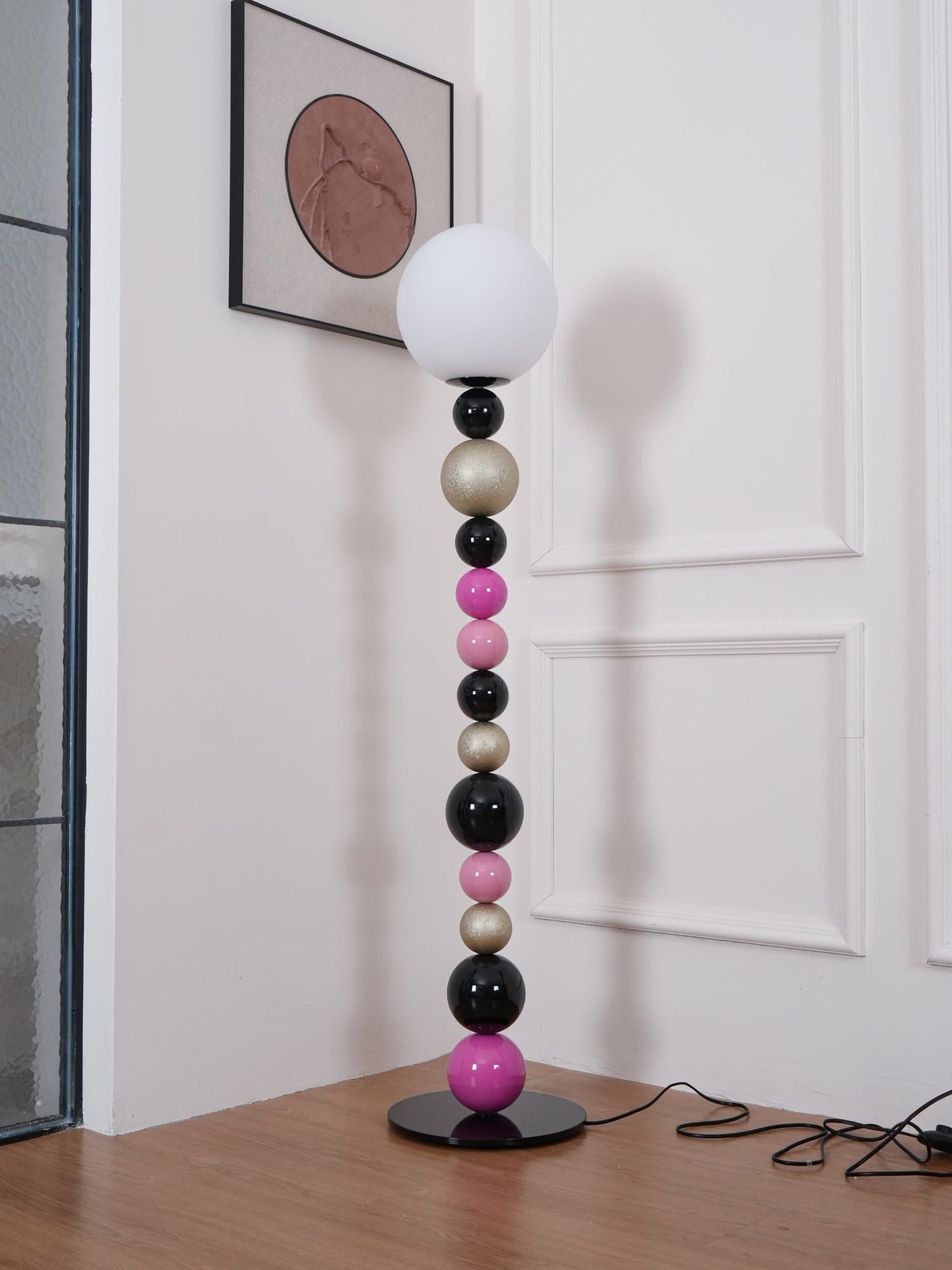 Round Balls Stacking Floor Lamp LED Indoor Lighting Modern