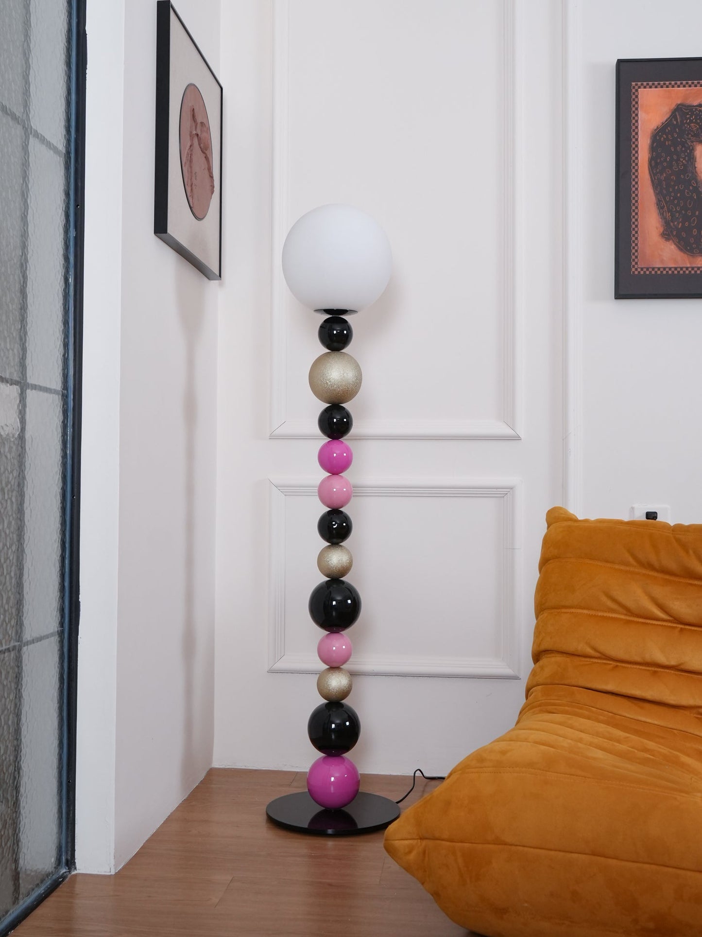 Round Balls Stacking Floor Lamp LED Indoor Lighting Modern