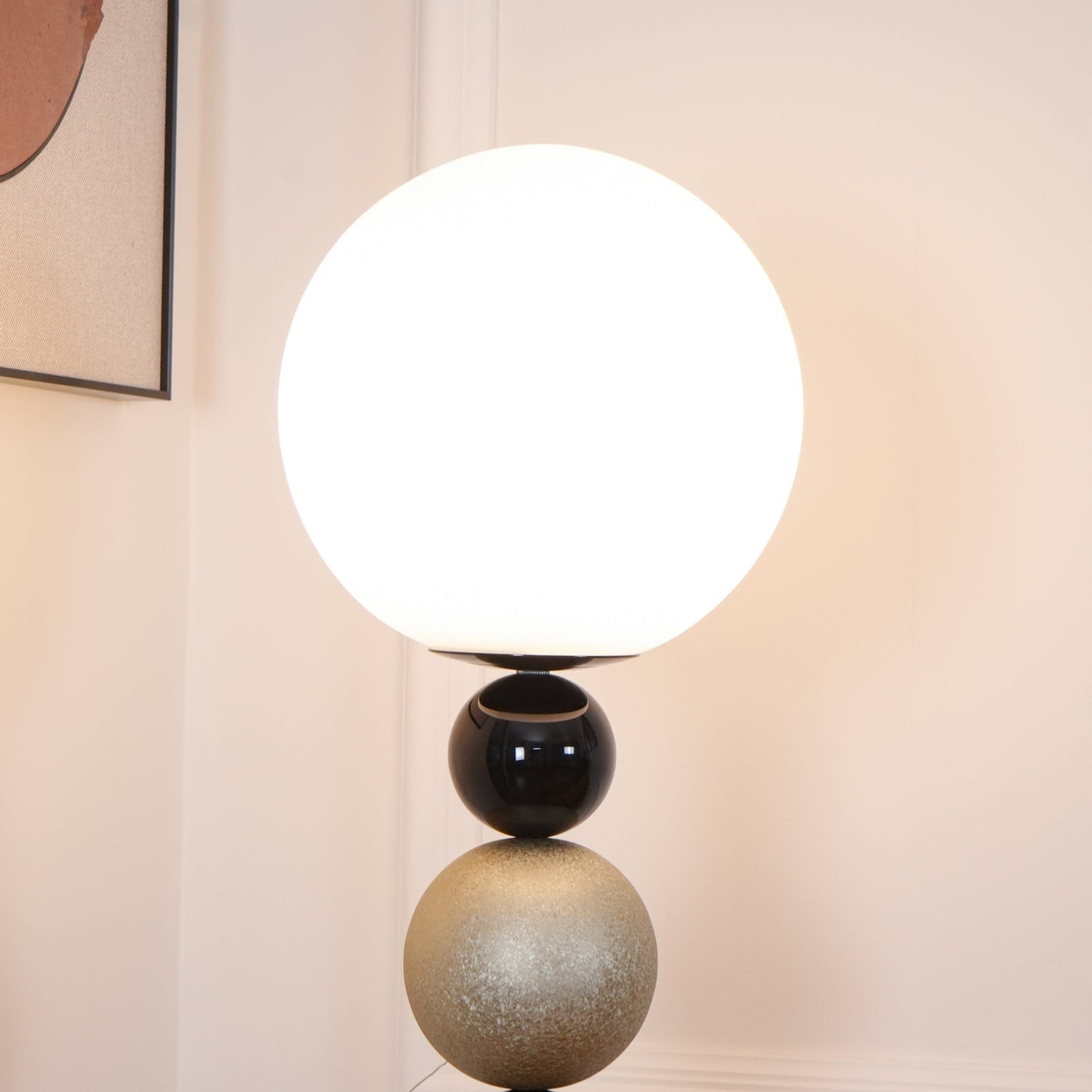 Round Balls Stacking Floor Lamp LED Indoor Lighting Modern