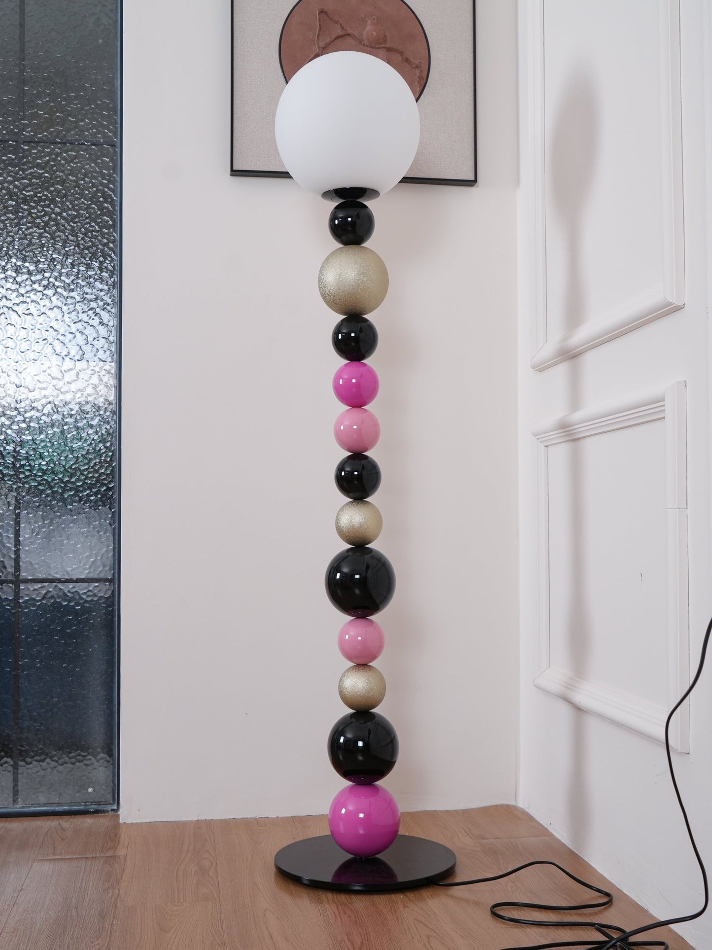 Round Balls Stacking Floor Lamp LED Indoor Lighting Modern