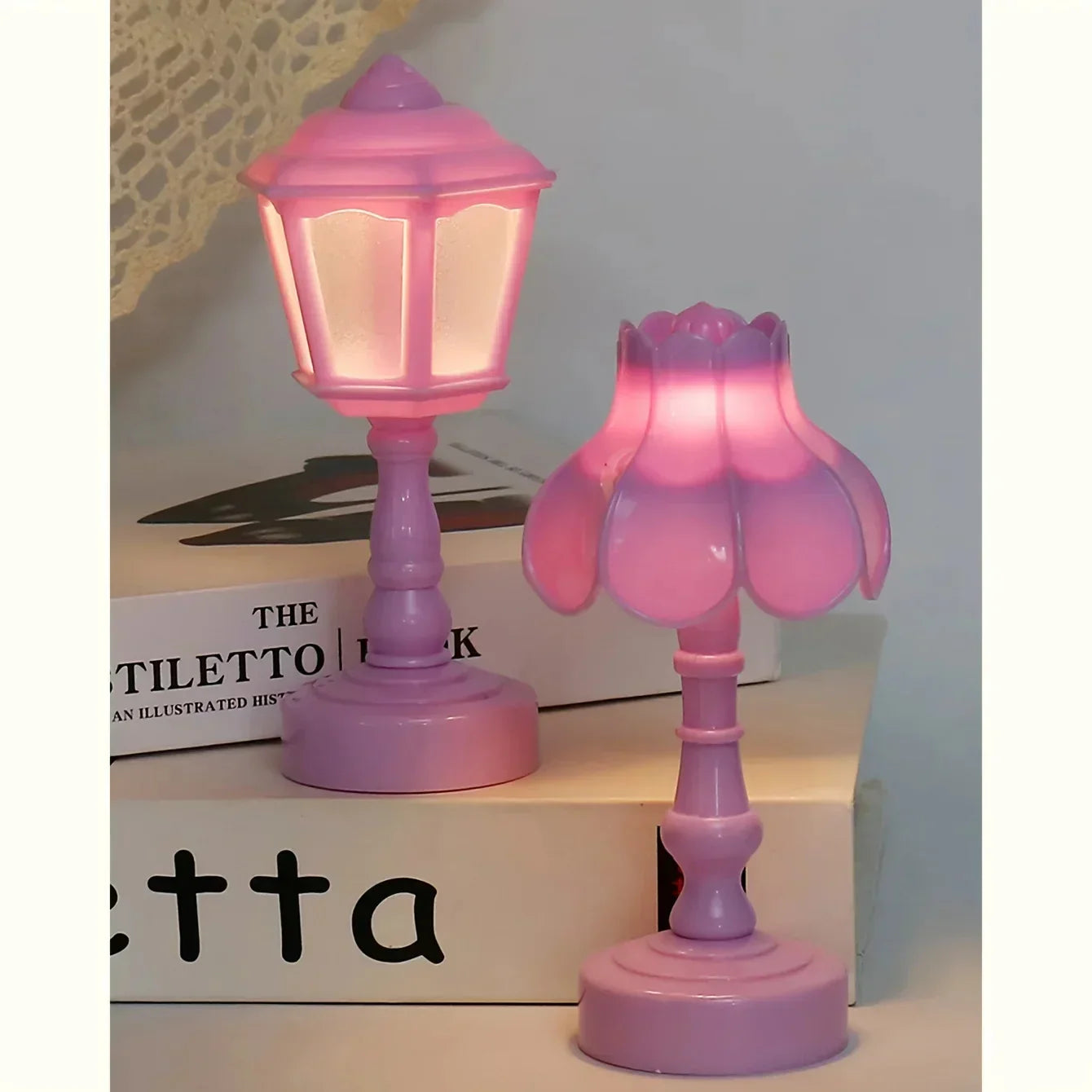 LED Rechargeable Table Lamp with Unique Design – Modern Home Lighting