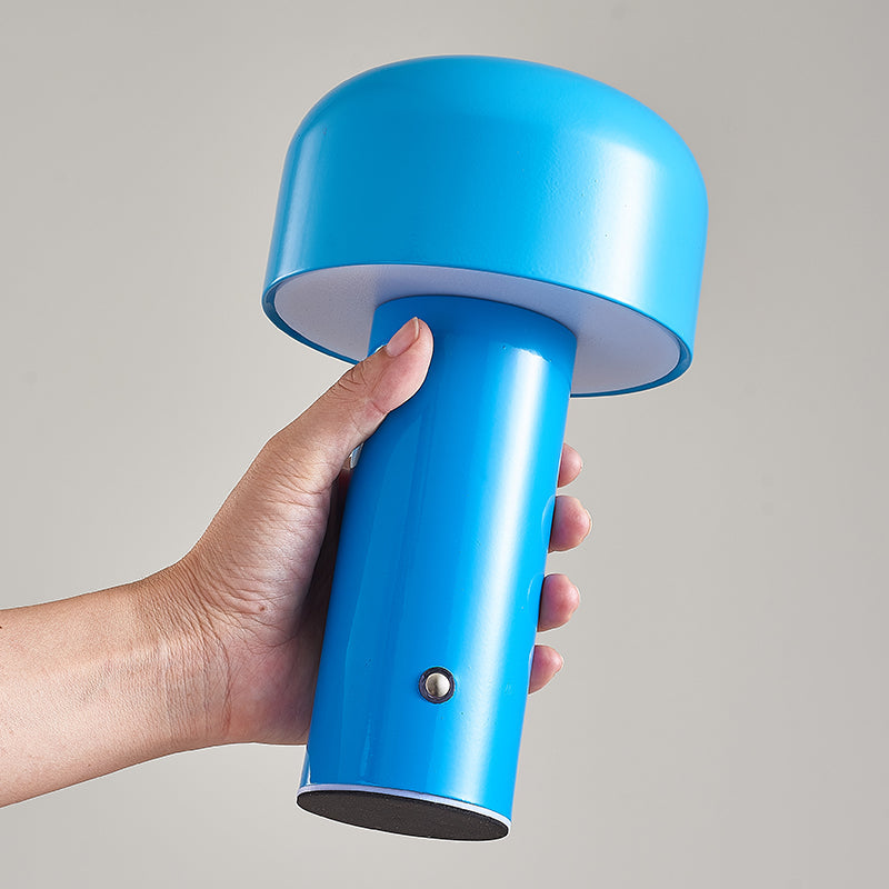 Italian Inspired Mushroom Cordless Table Lamp – Sleek & Modern LED Lighting