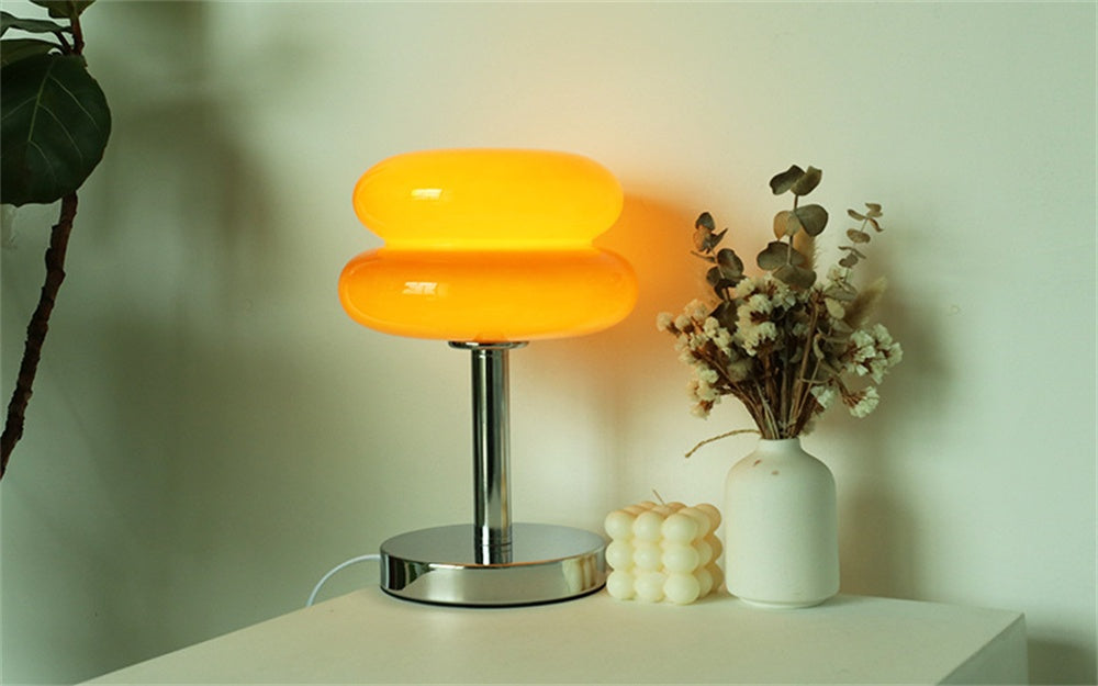 Ripple Lamp - Contemporary Glass Design, Warm Lighting