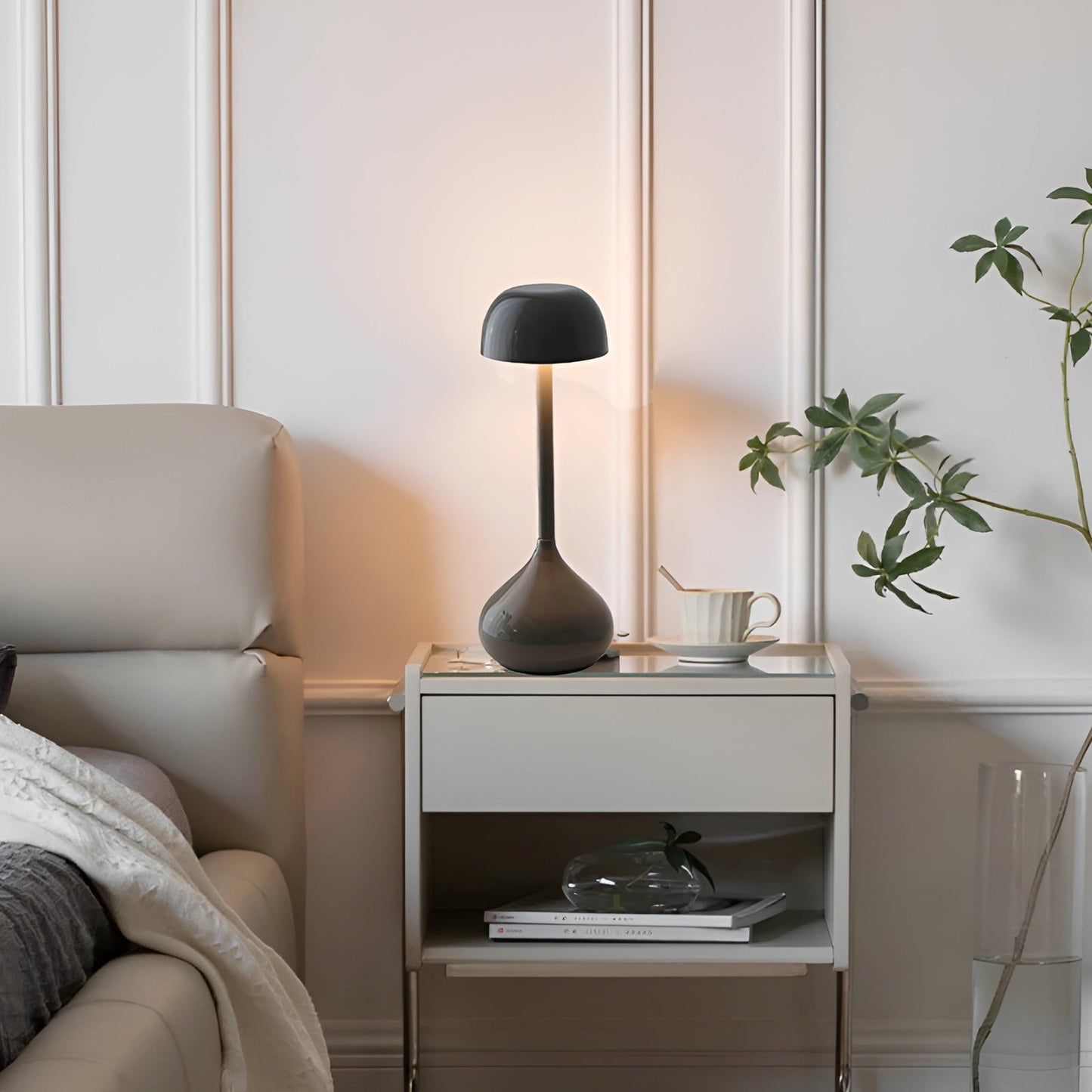 Wireless LED Table Lamp – Elegant, Dimmable and Modern