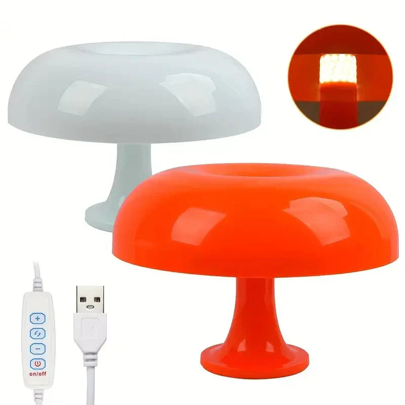 Mushroom Shaped Table Lamp for Elegant Atmosphere Decor