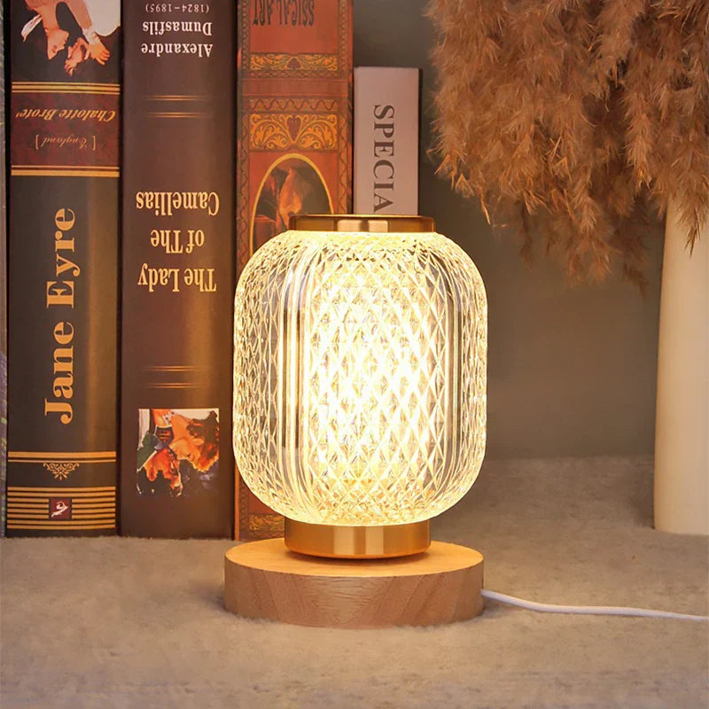 CrystalIllume | Stylish Nordic LED Table Lamp Gold
