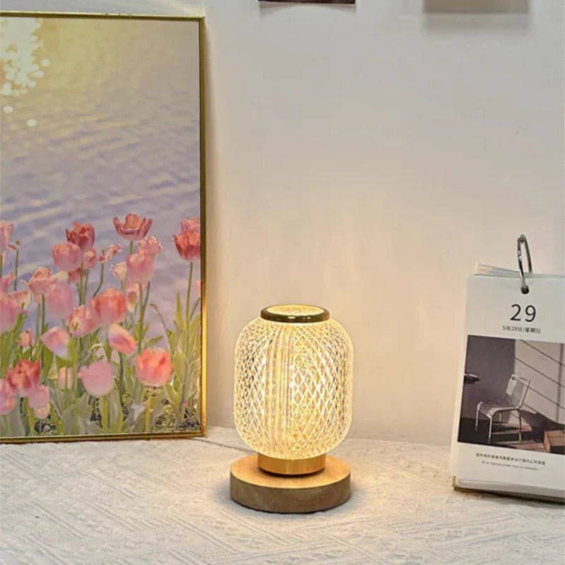 CrystalIllume | Stylish Nordic LED Table Lamp Gold
