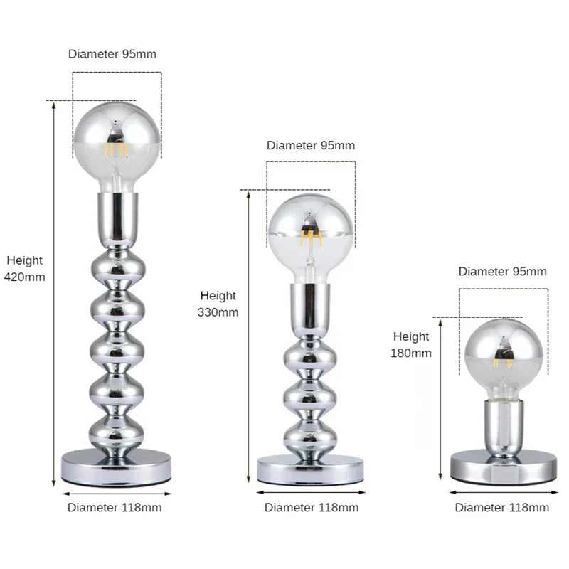 Nordic LED Vintage Desk Lamp - Korny, Dimmable Design