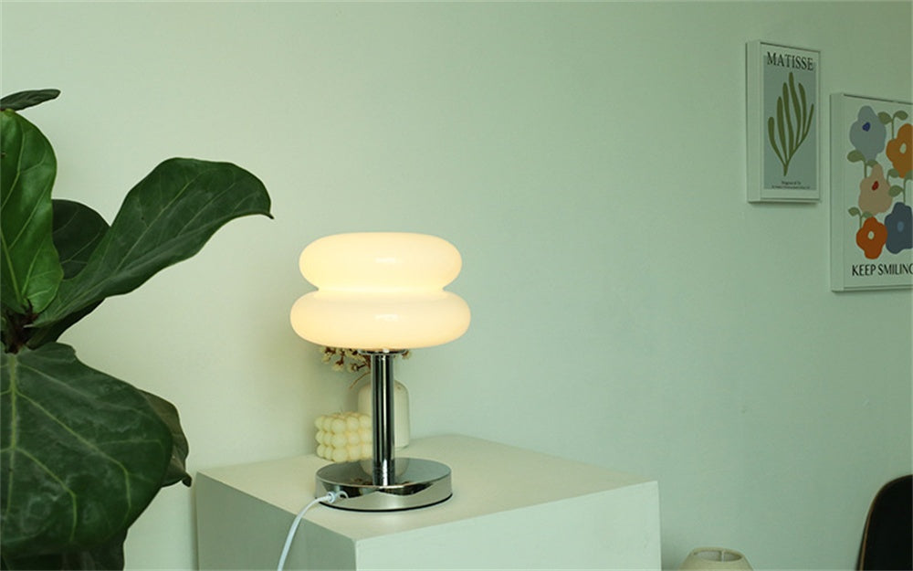 Ripple Lamp - Contemporary Glass Design, Warm Lighting