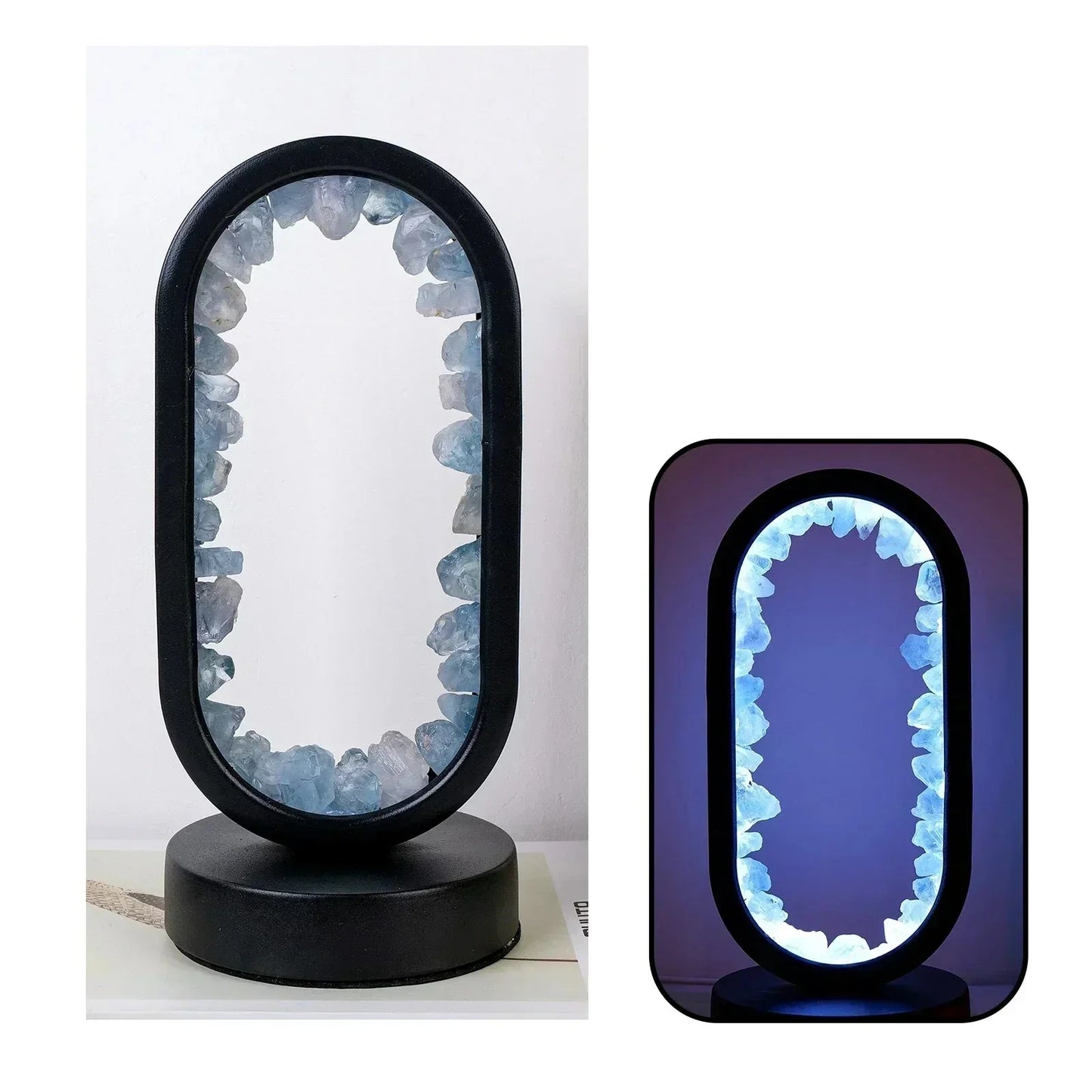 Natural Crystal Lamp – Relaxing Atmosphere Lighting