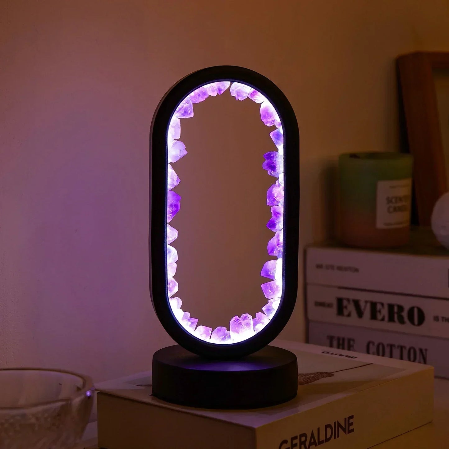 Natural Crystal Lamp – Relaxing Atmosphere Lighting