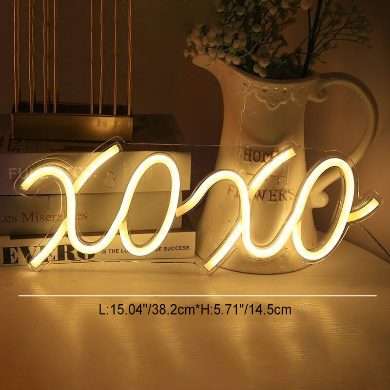 Moderne Creative Letters USB LED Neon Ambient Light