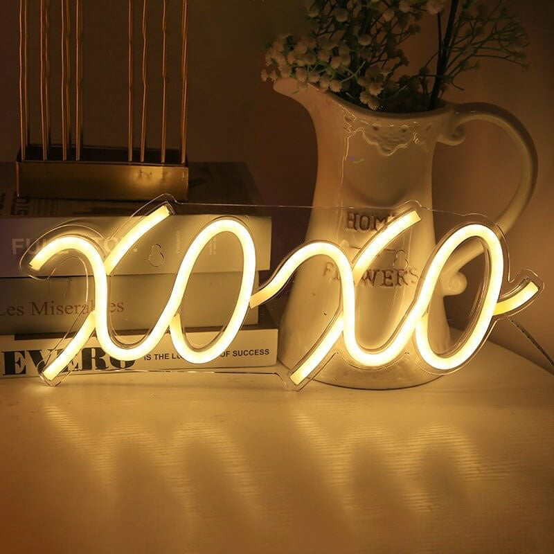 Moderne Creative Letters USB LED Neon Ambient Light