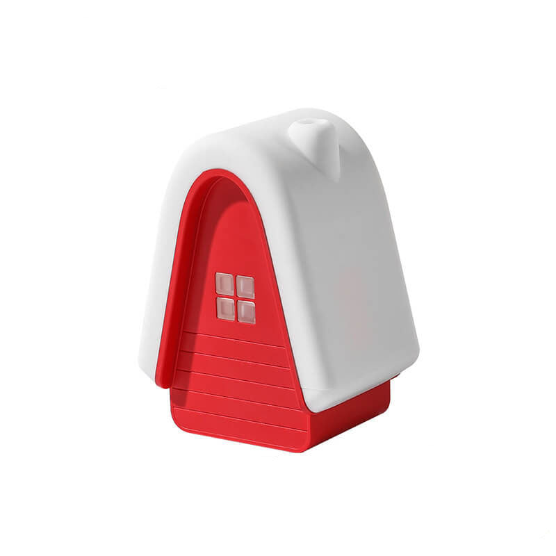 Modern Cartoon Snow House Silicone USB Rechargeable LED Table Lamp