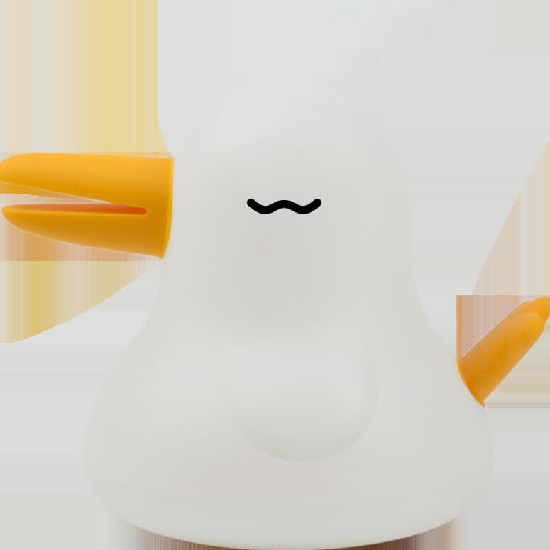 Cartoon Kiwi Bird Silicone Rechargeable Timer Dimmable LED Desk Lamp