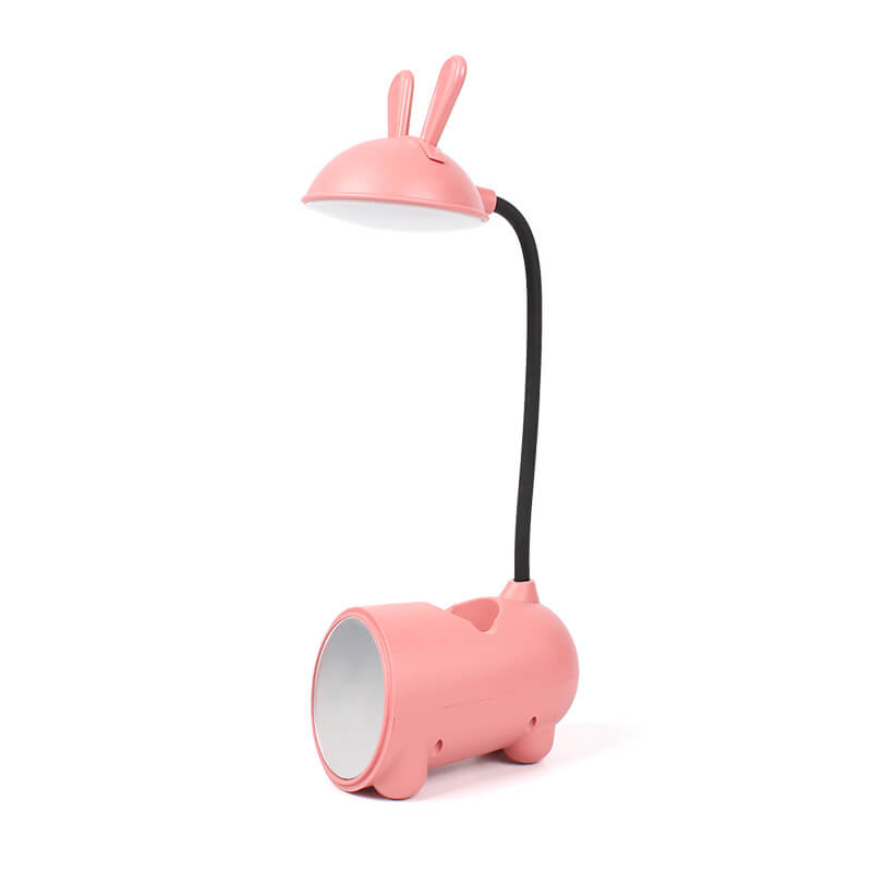 Cartoon Creative Rabbit LED Touch USB Desk Lamp Holder