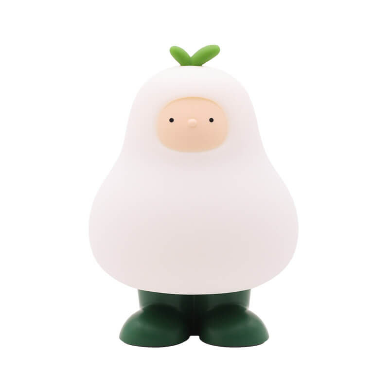 Kreative Cartoon Pear Silicone LED Night Light Table Lamp
