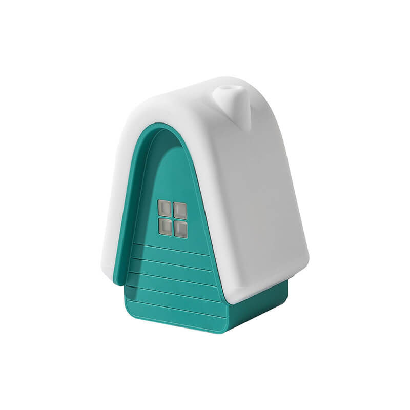 Modern Cartoon Snow House Silicone USB Rechargeable LED Table Lamp