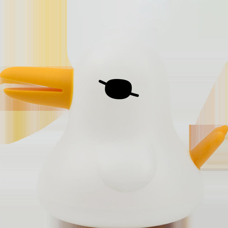 Cartoon Kiwi Bird Silicone Rechargeable Timer Dimmable LED Desk Lamp