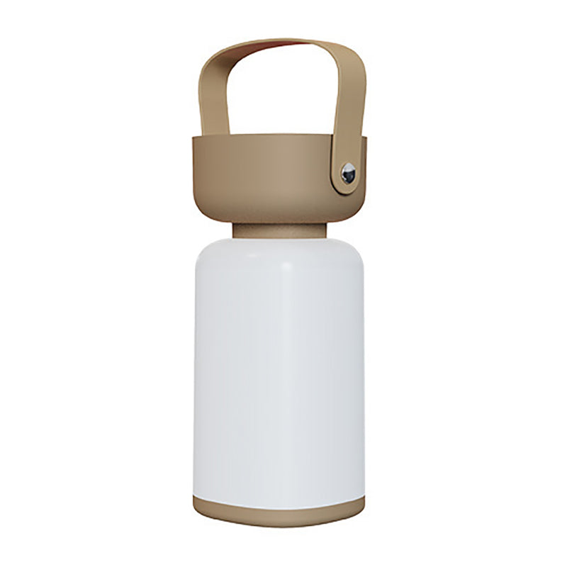 Modern Simplicity Waterproof Portable Plastic ABS Cylinder LED Table Lamp Outdoor Light for Patio