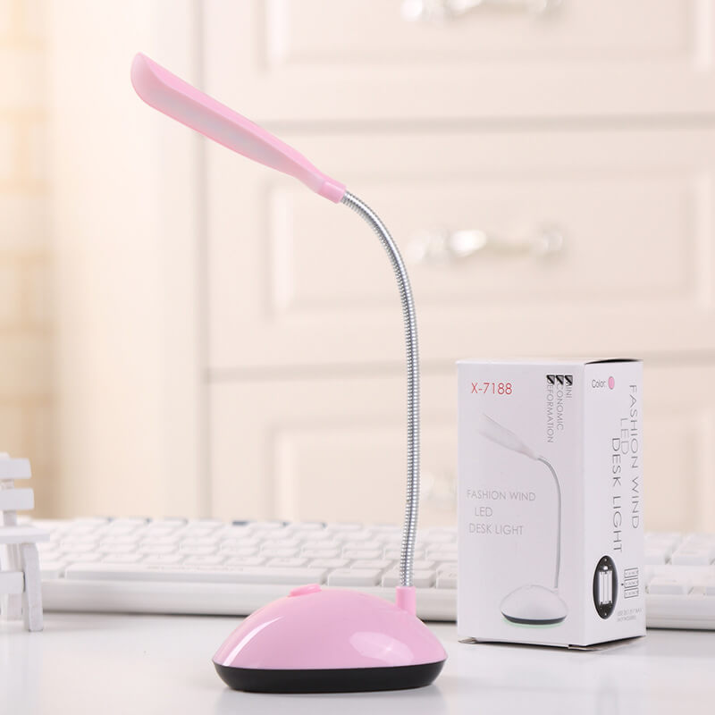 Kreative Mini Macaron Plastic LED Foldable Table Lamp