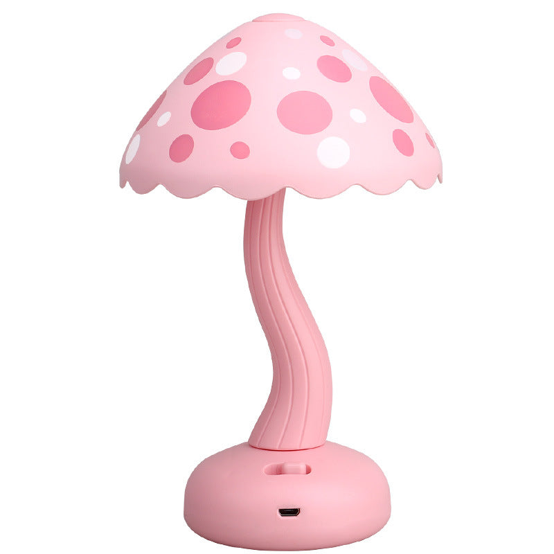 Creative Mushroom Kids USB Rechargeable LED Table Lamp