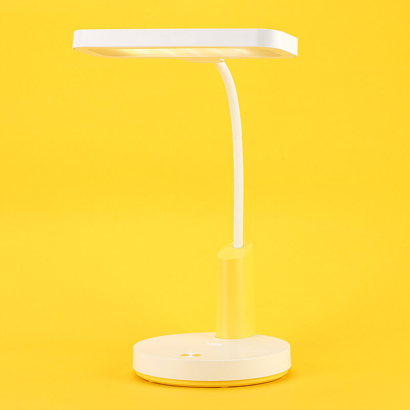 Einfache Long Shadow Round Base Touch Charge LED Desk Lamp