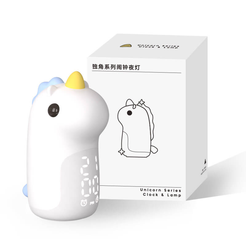 Cartoon Unicorn Timer Alarm Clock LED Night Light