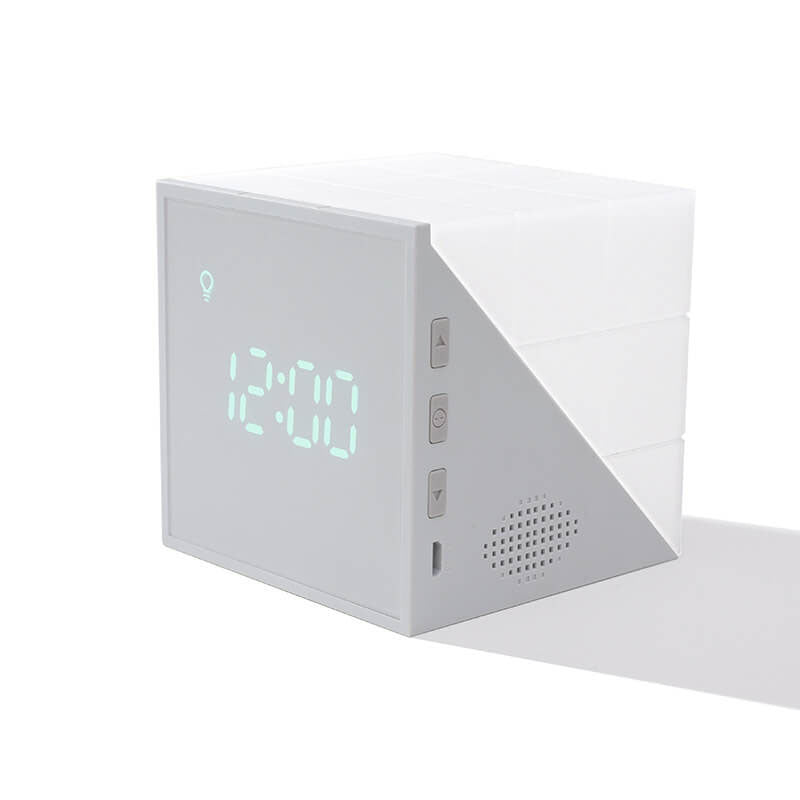 Kreative Rubik's Cube Clock LED Night Light USB Smart Lamp