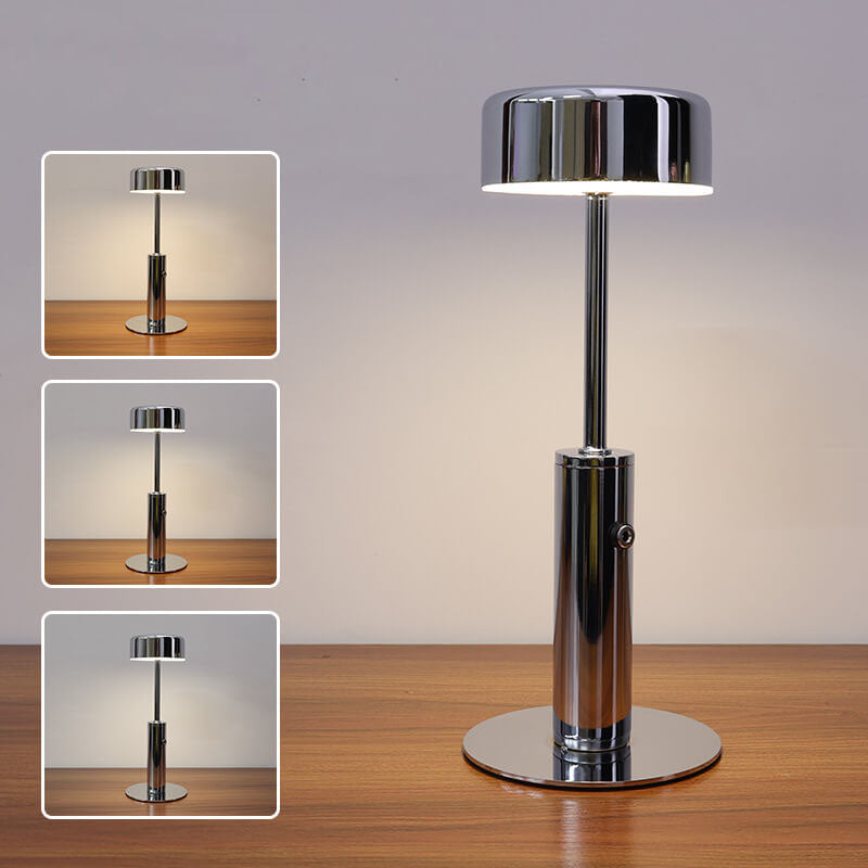 Kreative Retro Cylindrical LED Charging Table Lamp