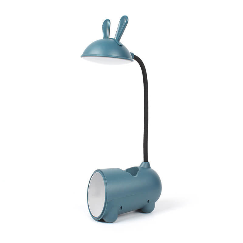 Cartoon Creative Rabbit LED Touch USB Desk Lamp Holder