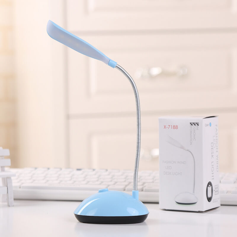 Kreative Mini Macaron Plastic LED Foldable Table Lamp