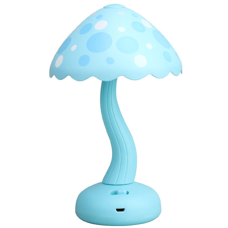 Creative Mushroom Kids USB Rechargeable LED Table Lamp