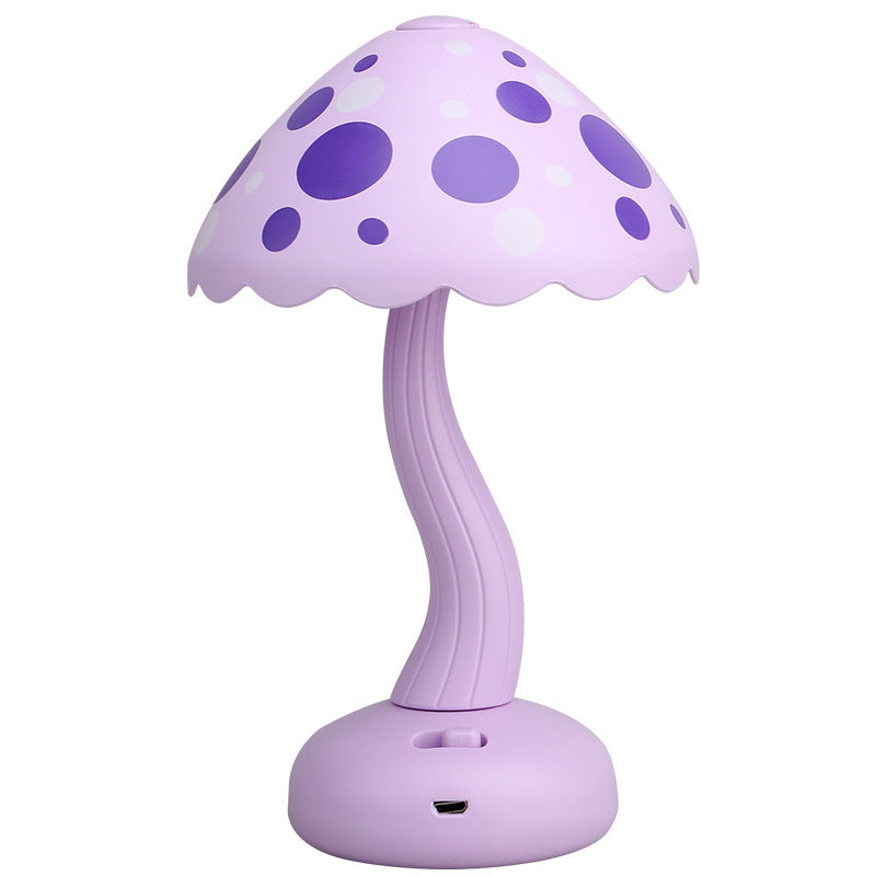 Creative Mushroom Kids USB Rechargeable LED Table Lamp