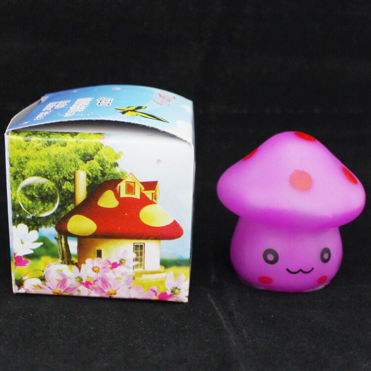 Kreative Seven Color Emoji Mushroom LED Night Light Lamp