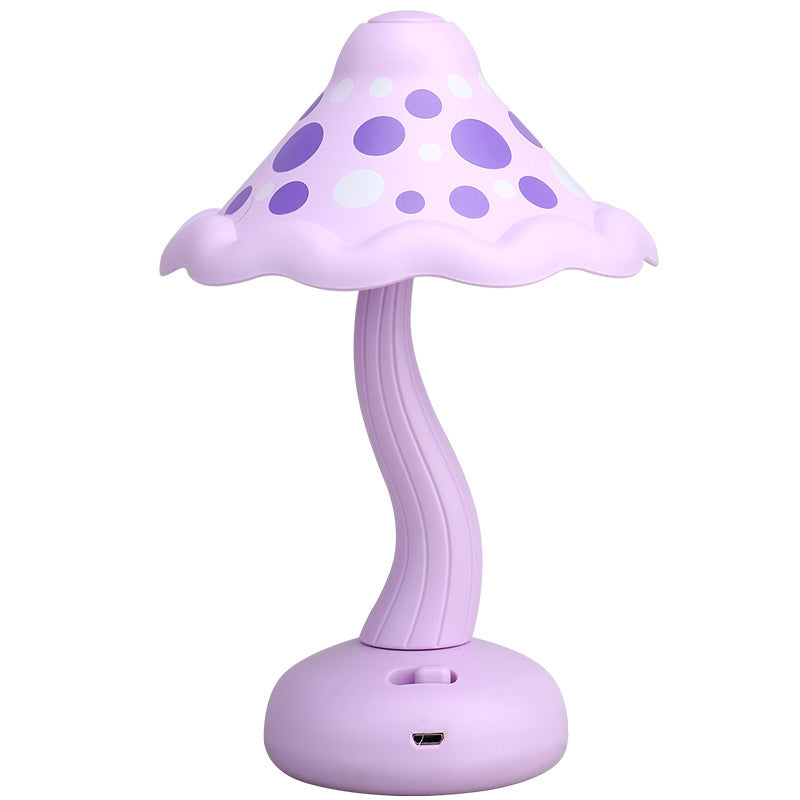 Creative Mushroom Kids USB Rechargeable LED Table Lamp