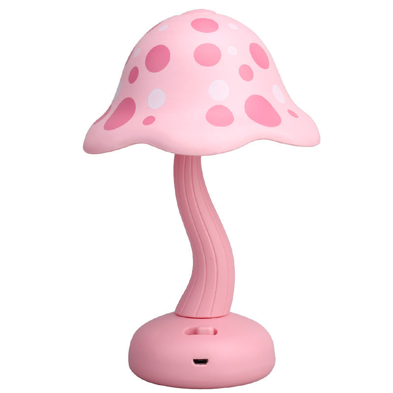 Creative Mushroom Kids USB Rechargeable LED Table Lamp